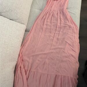 Elegant Pink Maxi Dress